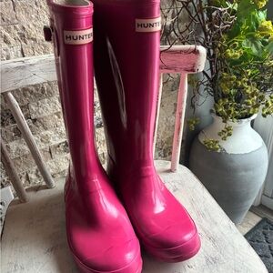 Hunter Pink Women's Winter & Rain Boots